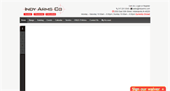 Desktop Screenshot of indyarms.com
